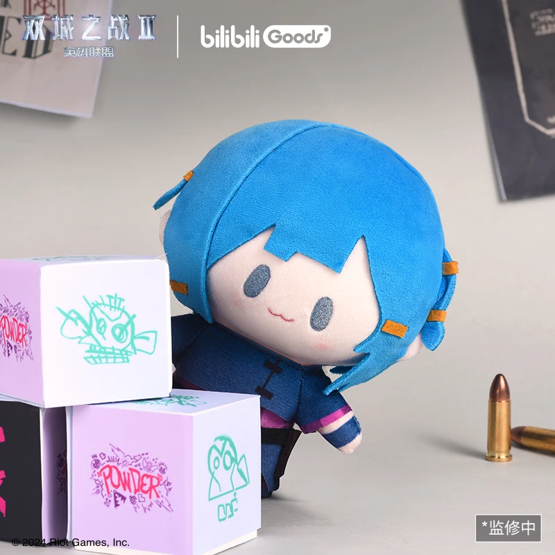 [رسمي] لعبة LOL Jinx غامضة دمية المفاتيح وسادة محشوة لطيف الأزرق Plushies قلادة دمية تأثيري الدعامة Doujin هدايا عيد الميلاد