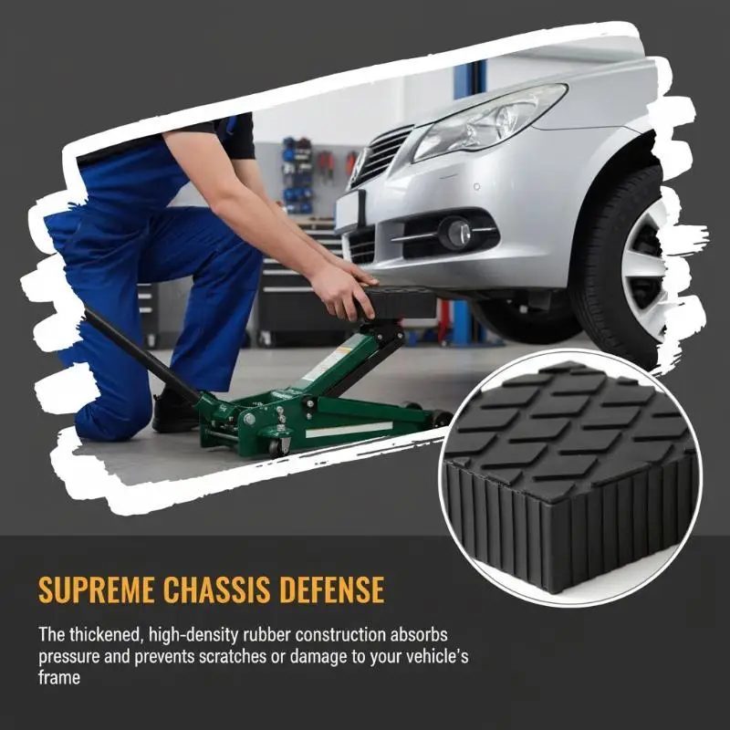 

[C] Car Lift Rubber Jack Pad Blocker For Car Jacks Lifting Equipment Elastic Blocks Accessories