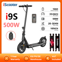 iScooter i9S Electric Scooter 10 Inch 500W Motor EScooter 42V 10.4Ah 35km/h Speed LCD Display APP control Electric Kick Scooters