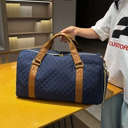 Brand Designer Carry On Travel Duffle Bag Nylon Waterproof Sports Gym Tote Bags for Women Large Capacity Storage Luggage Handbag