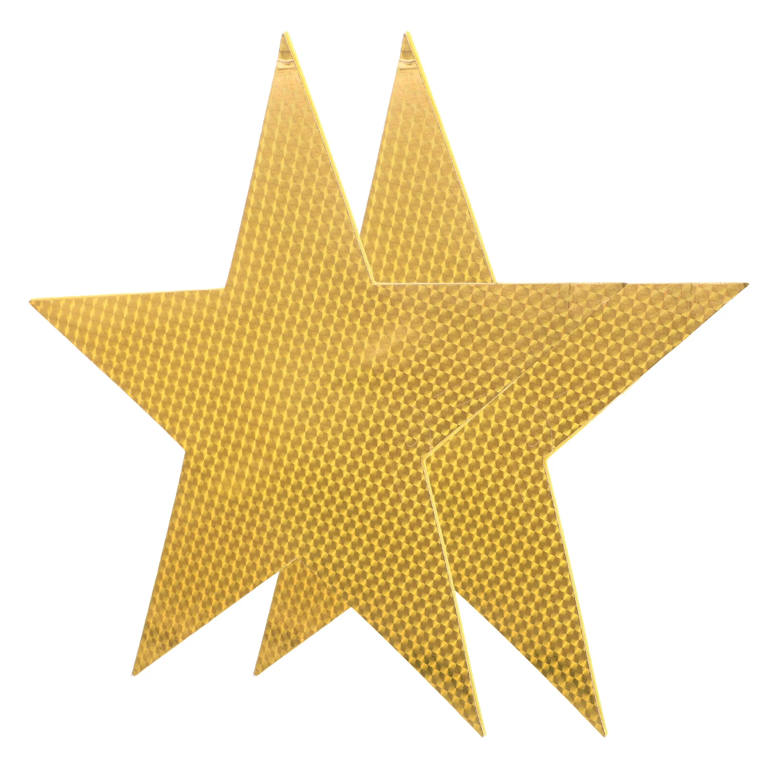 

2 pcs Handheld Star Props Pentagram Shape Dance Party Roleplay Sports Cheering Gymnastics Stage Accessory Decor