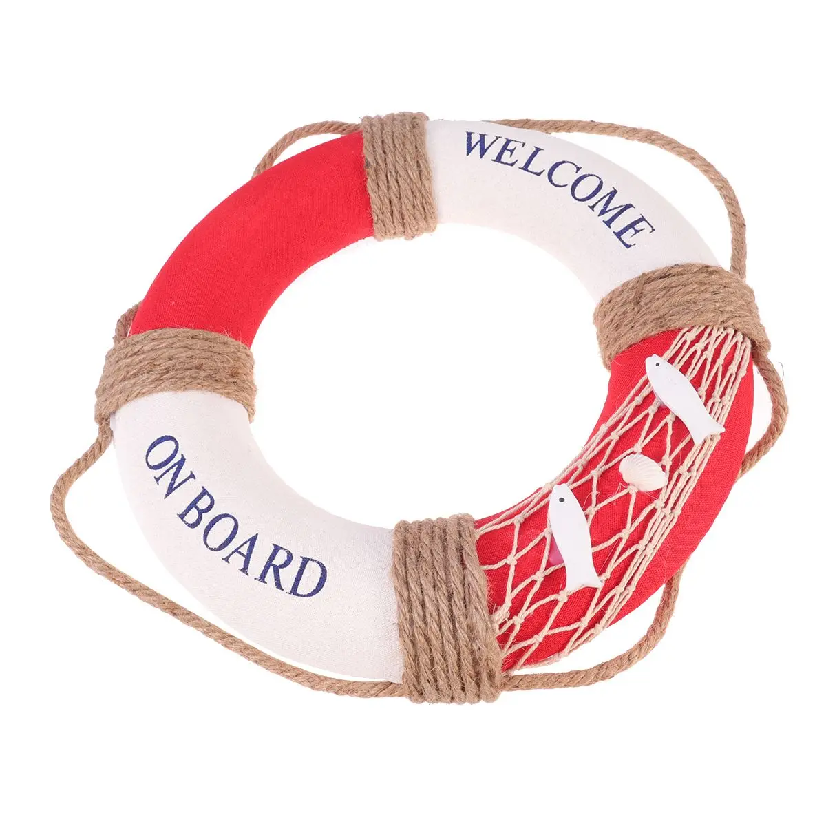

Lifebuoy Decorations Beach Themed for Home Seaside Nautical Wall Hanging Ornament Outdoor
