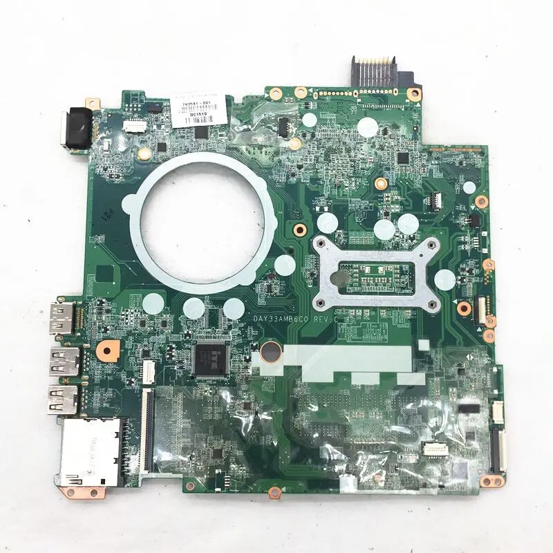 763585-501 763585-001 763585-601 Mainboard For Envy 15-K Laptop Motherboard DAY33AMB6C0 With SR1PX I7-4710HQ CPU 100%Full Tested