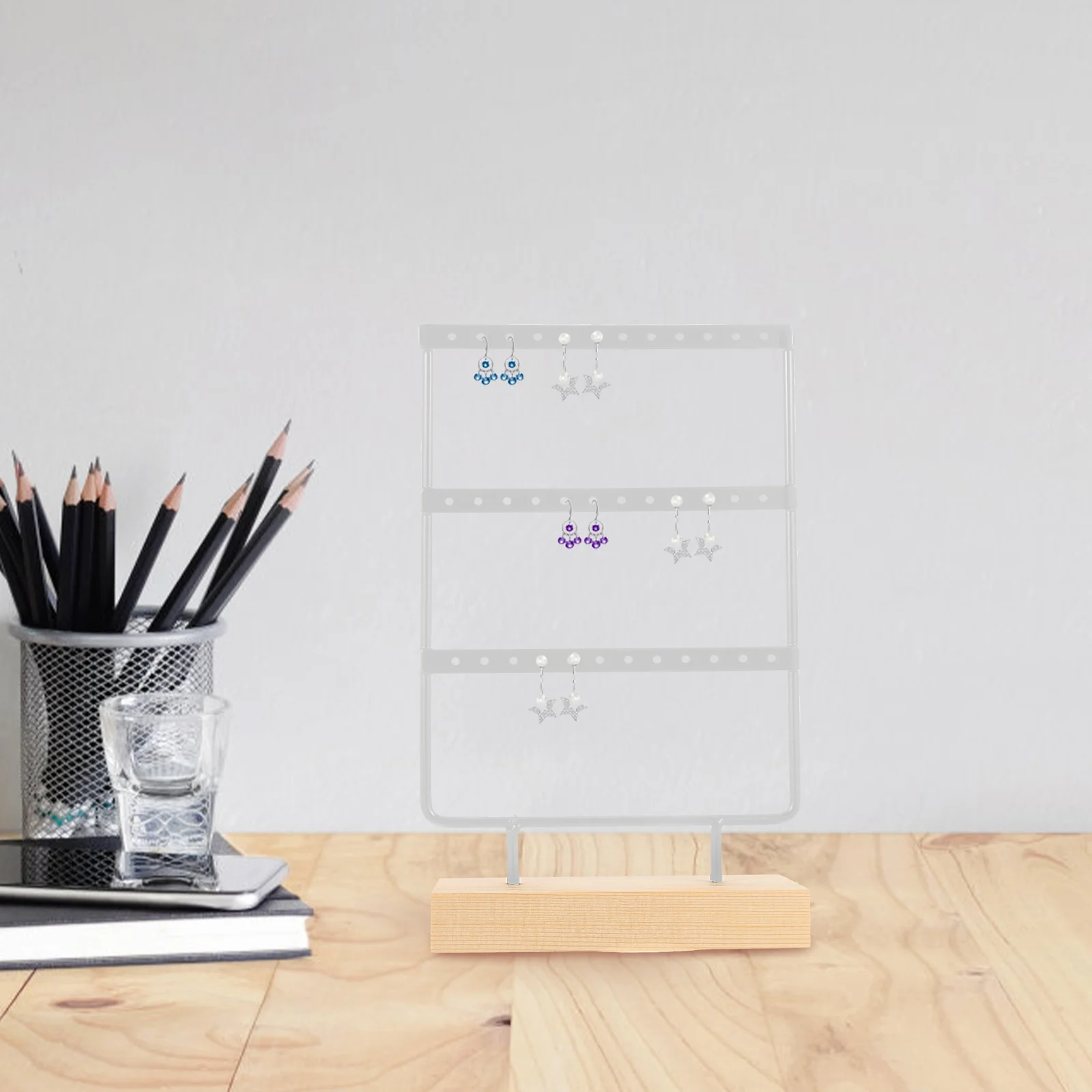 

Jewelry Display Rack Earring Holder Exquisite Craftsmanship Decorative Jewelry Rack Living Room Bedroom Showcase