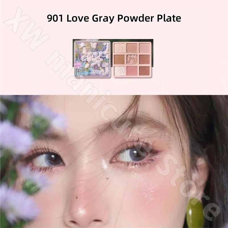 GOGO TALES GoGo Dance Secret Garden Eyeshadow Plate Aurora Disc White Water Milk Tea Plate Oil Painting Starry Sky Plate