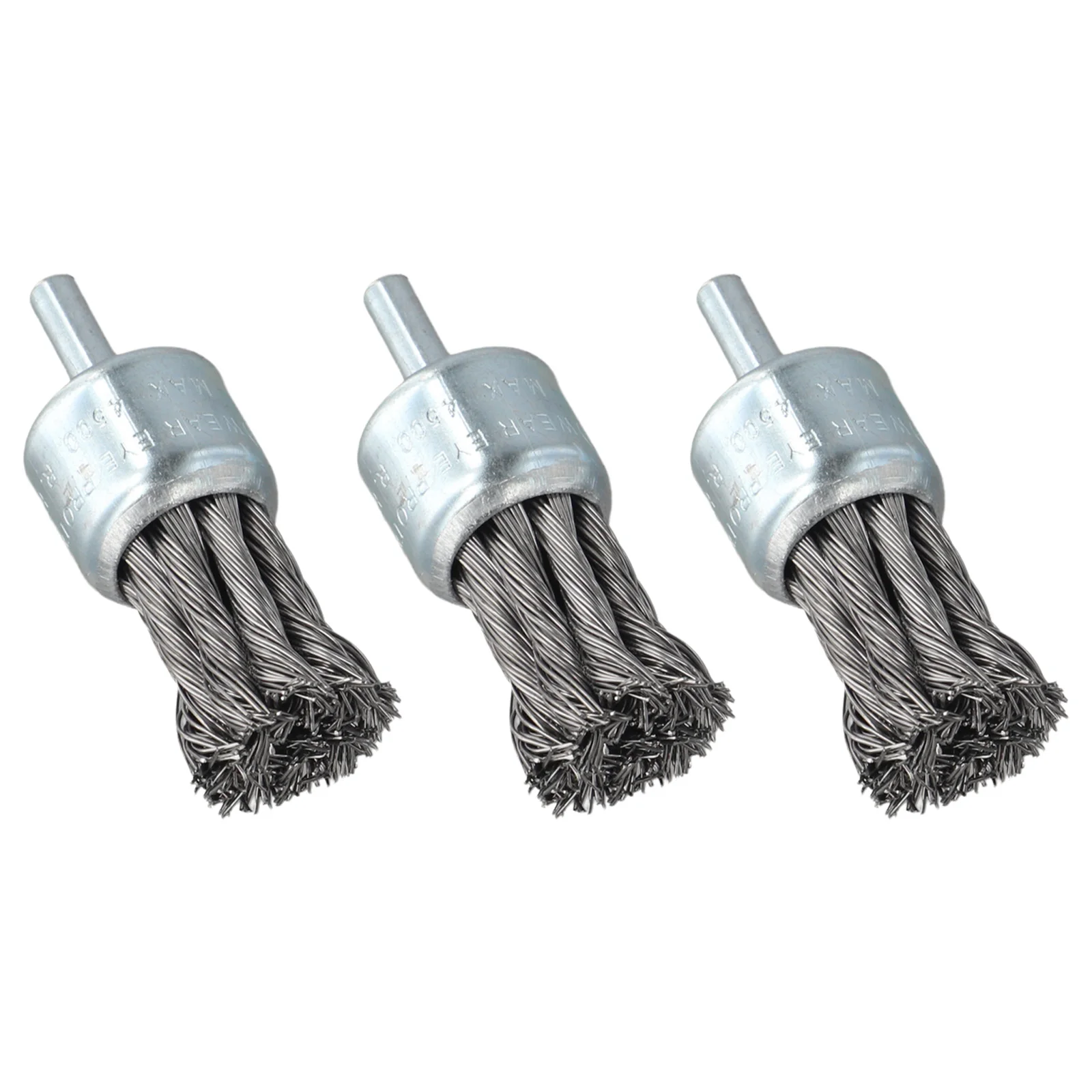 

Проволочная концевая щетка, проволочные колеса для удаления краски, серебро, 3 шт., аксессуары для шлифовальной машины для электроинструмента, сверхмощный