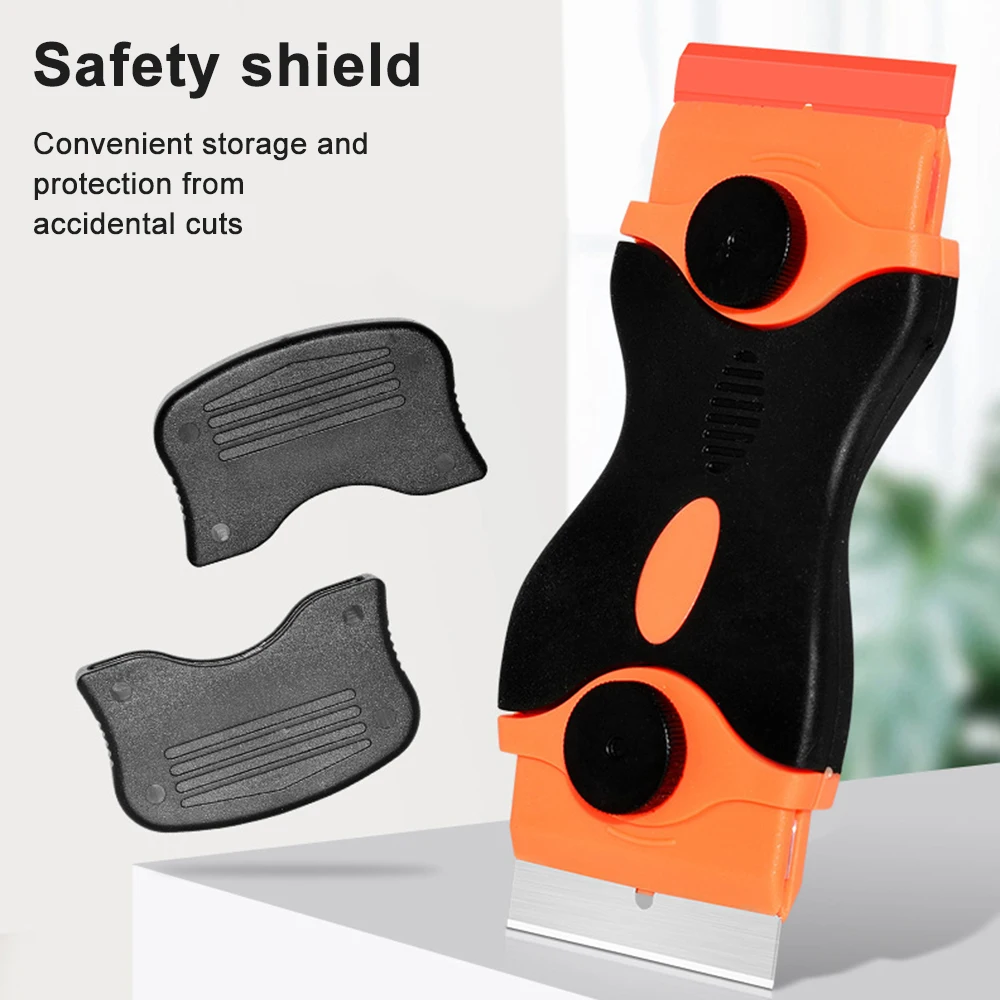 Plastic /Metal Razor Blade Scrapers For The Window Of The Car Vinyl Film Cleaning Adhesive Glass Of Ceramic Powder Remover Tool