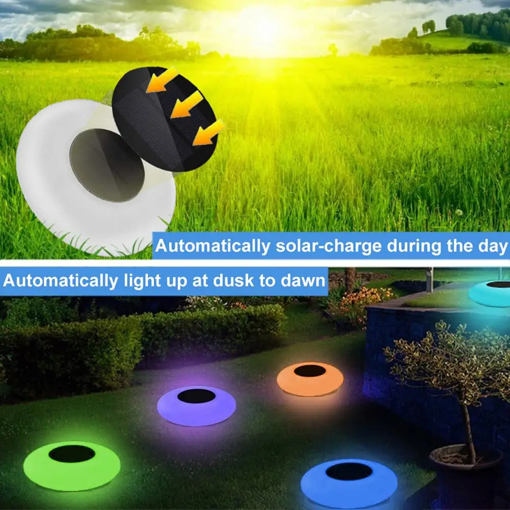 Wireless Pool Light Rechargeable Solar Pool Floating Light with Sensor Switch Remote Control Led Swimming for Above for Pond