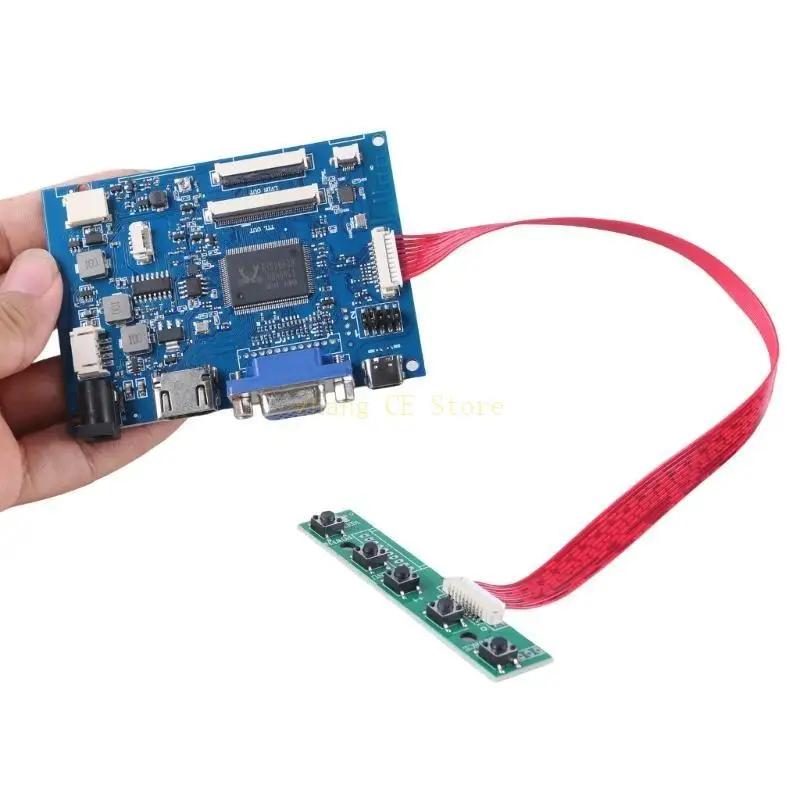 50Pin TTL 40Pin LVDS LCD Screen Driver Board LCD Display Assembly Unit 1024X600
