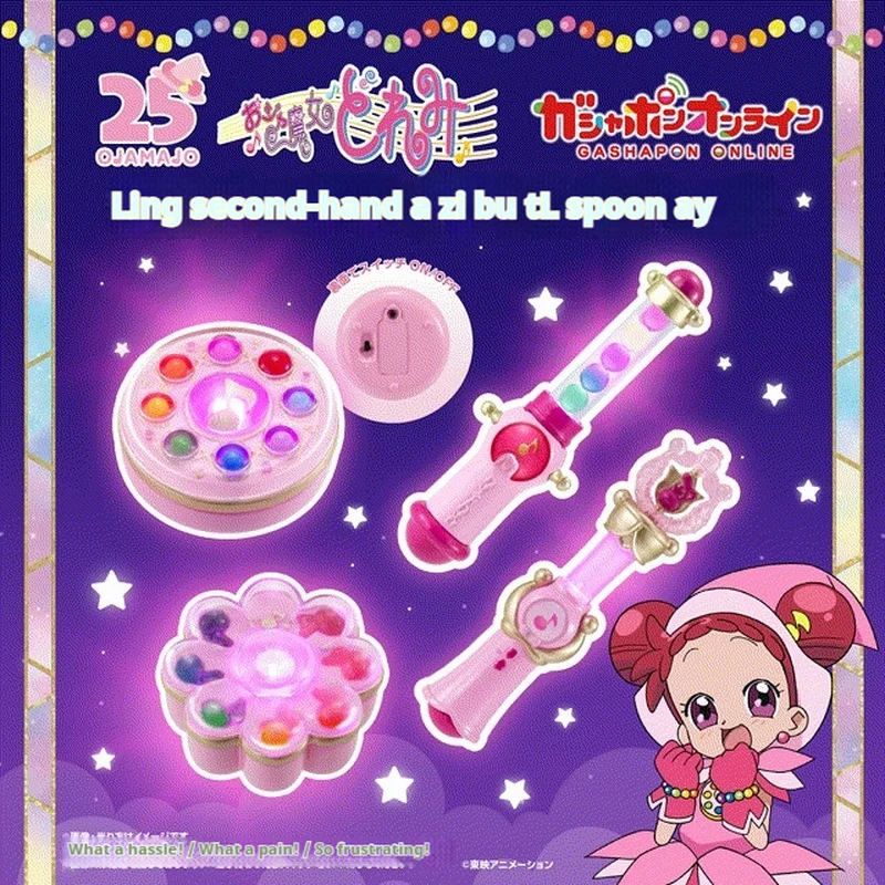 

New Bandai Genuine 4pcs Gashapon 25th Edition Ojamajo Doremi Anime Figure Toys For Kids Gift Collectible Model Ornaments Gifts