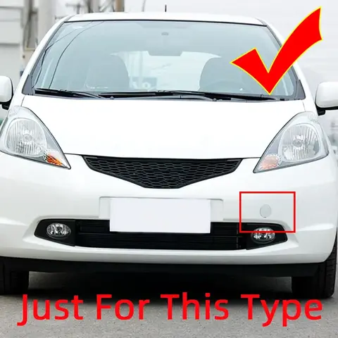 Bildelar Främre Bakre Stötfångare Bogserkrok Ögla Skyddskåpa För Honda Fit / Jazz GE 2009 2010 2011 71104TF0000 71504TF0000 10 best sales Honda Jazz GE8 - №10