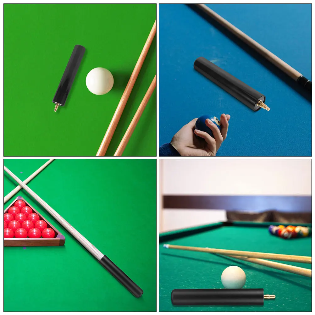 

2 pcs Billiards Cue Extension Aluminum Alloy Pool Stick Length Adjuster For American English Snooker Durable Easy Install