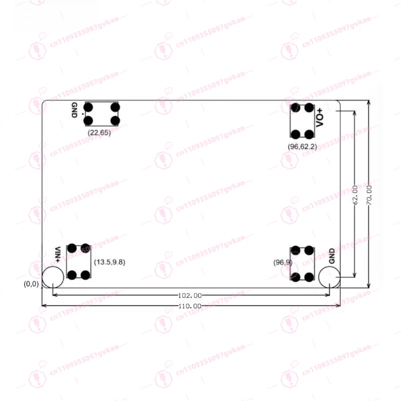 Wide Voltage DC-DC Buck Module High Power Constant Voltage Constant Current High Voltage Stabilized DC Power Supply Module