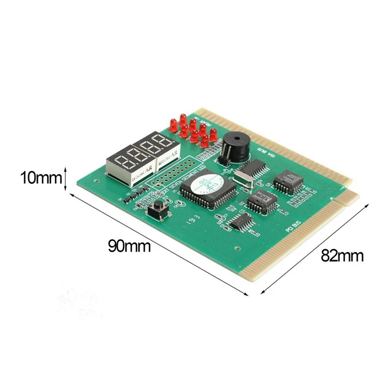 Y43A-4 Digit PC Analyzer Diagnostic Post Card Motherboard Tester For ISA PCI Bus Mainboard Computer Motherboard Fault Display