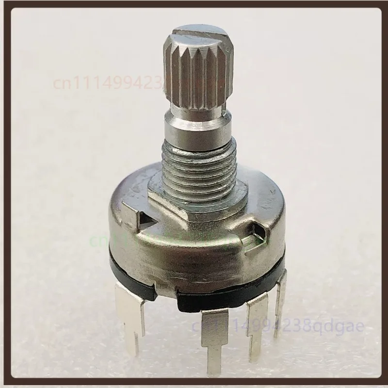 1PCS For Tecsun CR2000 Radio Volume Potentiometer 17 Type 5 Pin Single Gang With Rotary Switch B10K B50K Spare Part
