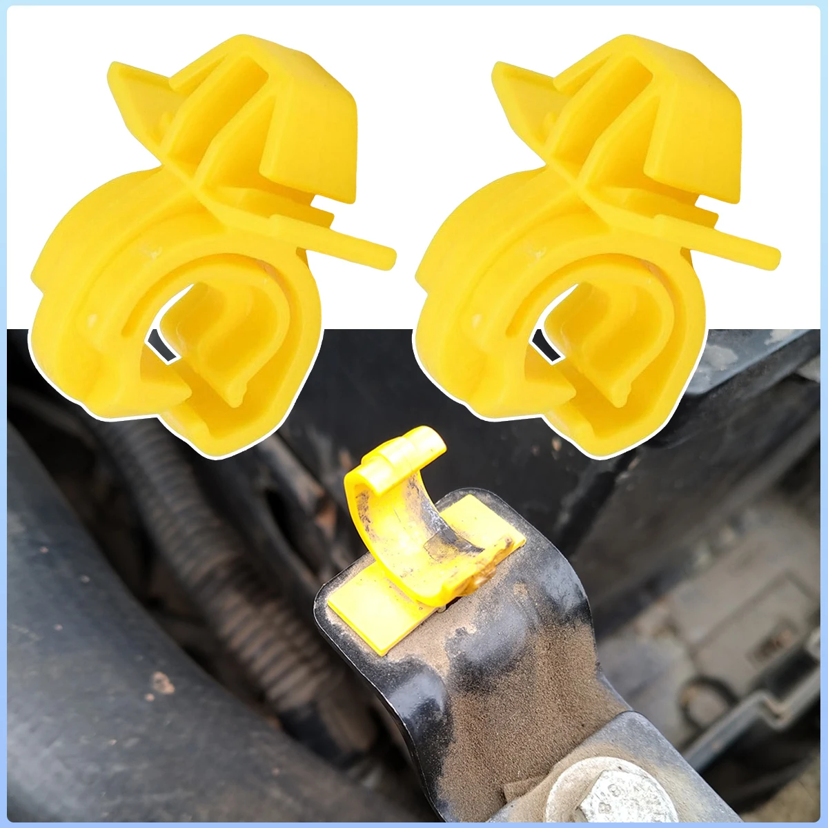 2PC For Opel Vauxhall Signum Zafira B Ampera Bonnet Stay Clips Plastic Holder Support Stopper Rivet Fastener Strut Rod Retaining