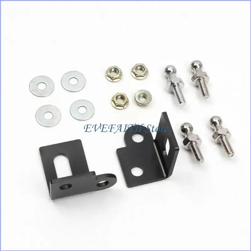 

124B Engine Hood Lift Hydraulic Rods Metal Gas Spring Dampers For Vehicle Maintenance