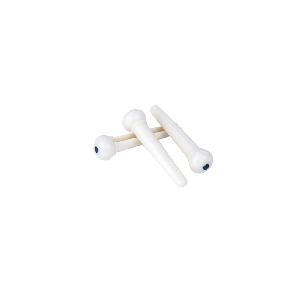 Achieve a Balanced Sound with 12 Plastic Bridge Pins, Suitable for Acoustic, Folk, and Ukulele Guitars, and Long Lasting