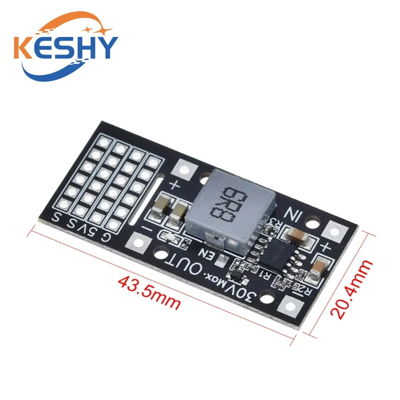 DC-DC MP2482 SY8205 5A DC modul step-down 7 v-24 V untuk 5V panel daya gear drive kemudi