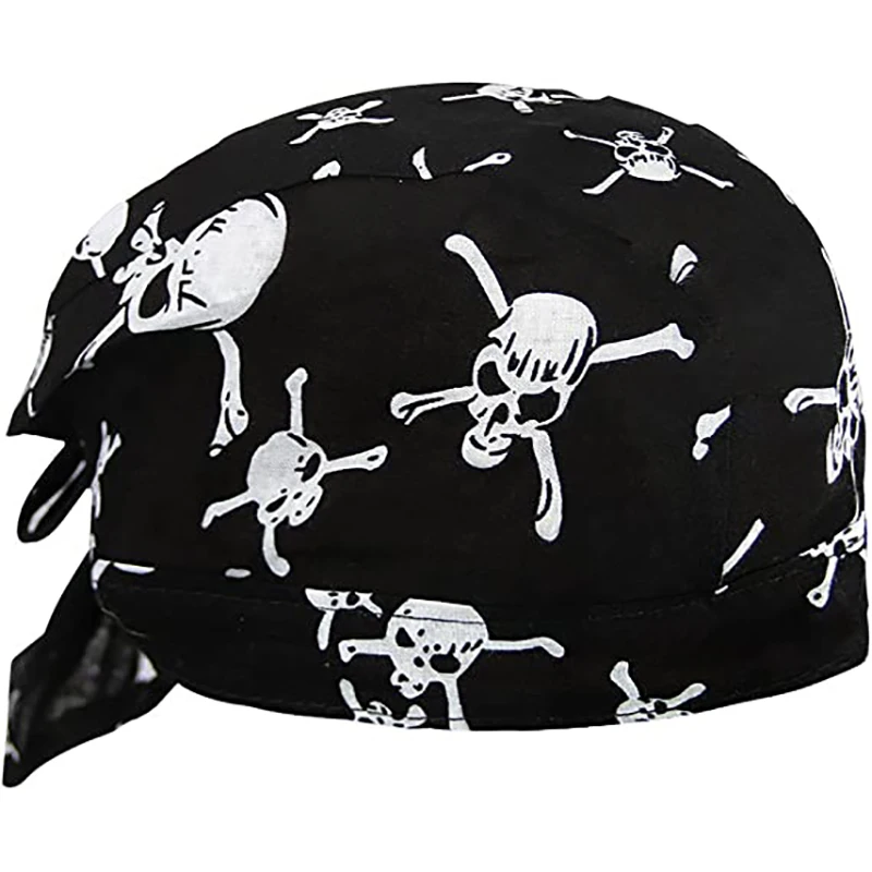 1Pcs Cycling Skull Pirate Cap Hat Bandana Head Wrap Breathable Helmet Liner Anti Sweat UV Sport Headband Scarf for Men and Women