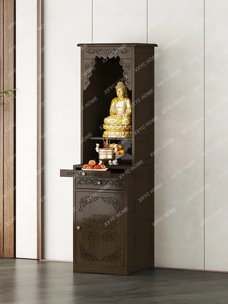 Clothes Closet Altar Buddha Cabinet Home Mother Table God of Wealth Cabinet Bodhisattva Prayer Altar Table Worship Table Cabinet