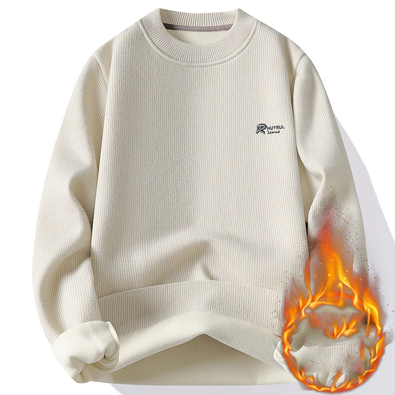 Sweater For Men Men's Clothing Men's Sweat-shirt Knit Autumn Streetwear Male Fashion Pullovers Casual Hombre Warm Solid Spring