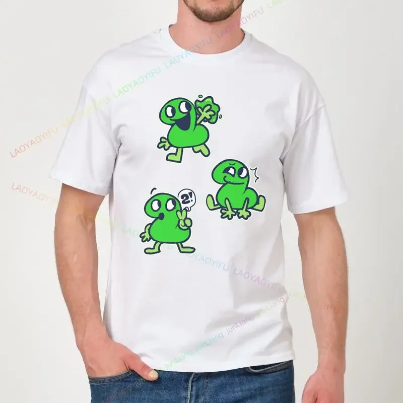 Modèle amusant deux T-shirts hommes Kawaii haut mignon unisexe mode décontracté à manches courtes col rond Y2K vêtements à manches courtes