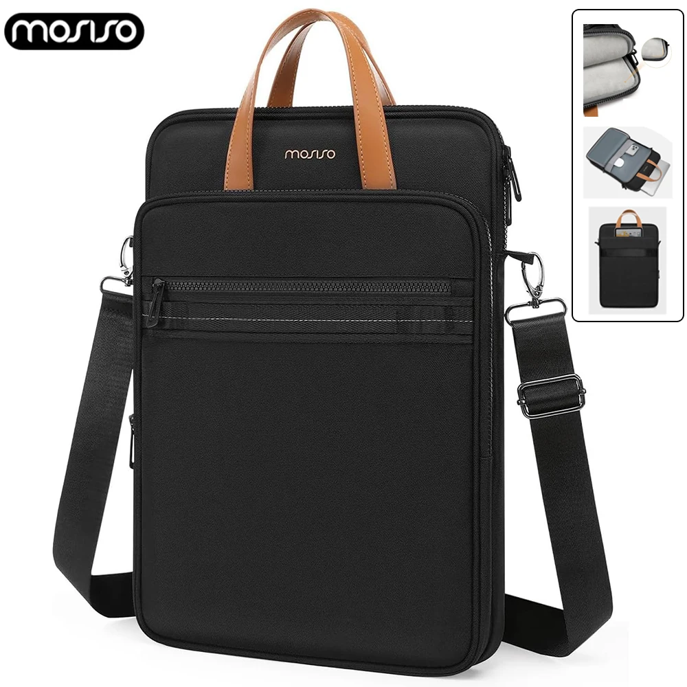 Vertical Laptop Shoulder Bag 15 15.6 16 inch Computer Bag for MacBook Air Pro 15 16 Dell Lenovo Asus Notebook Handbag Briefcase