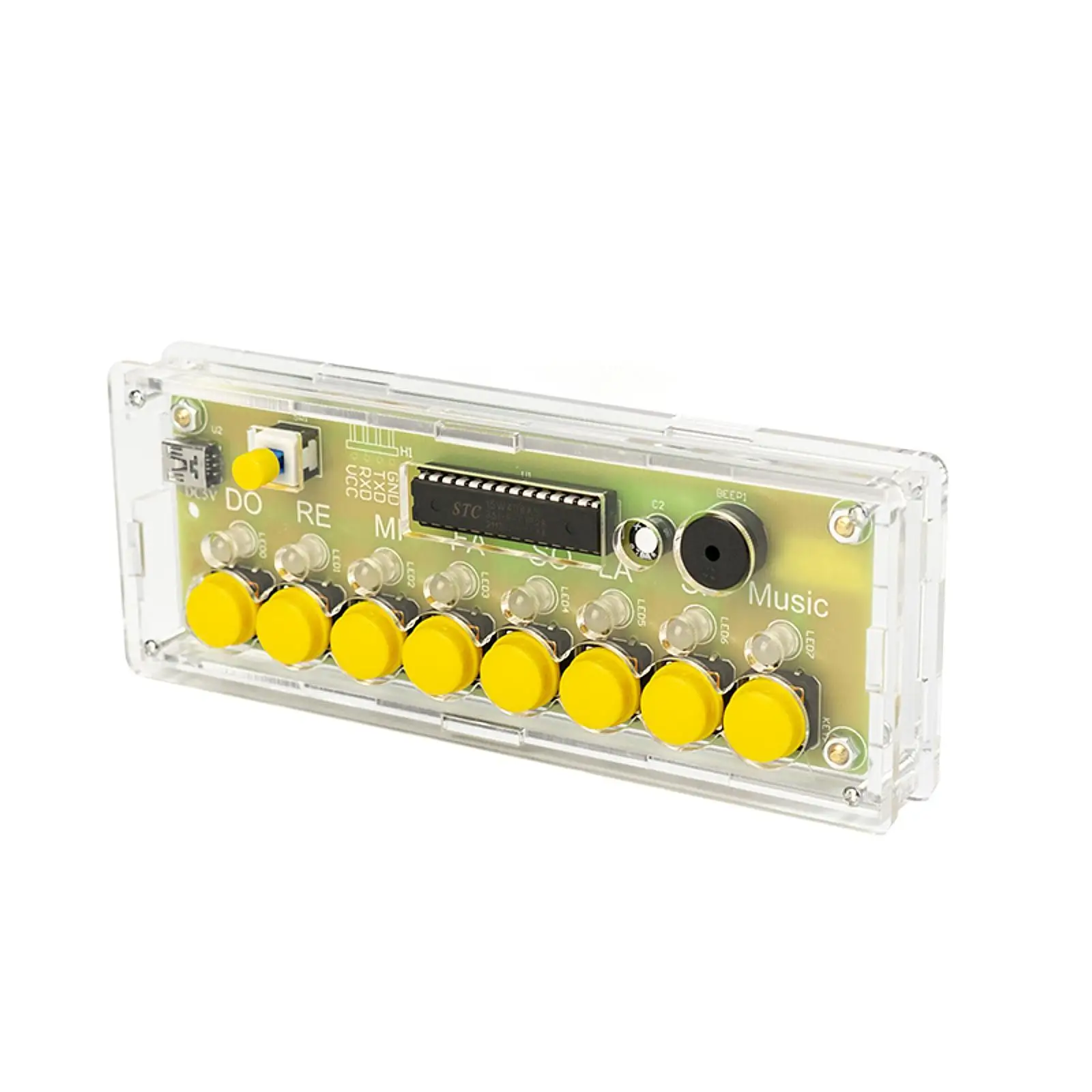 Soldering Learning and Teaching 8 Keys Sturdy DIY Soldering Projects Set