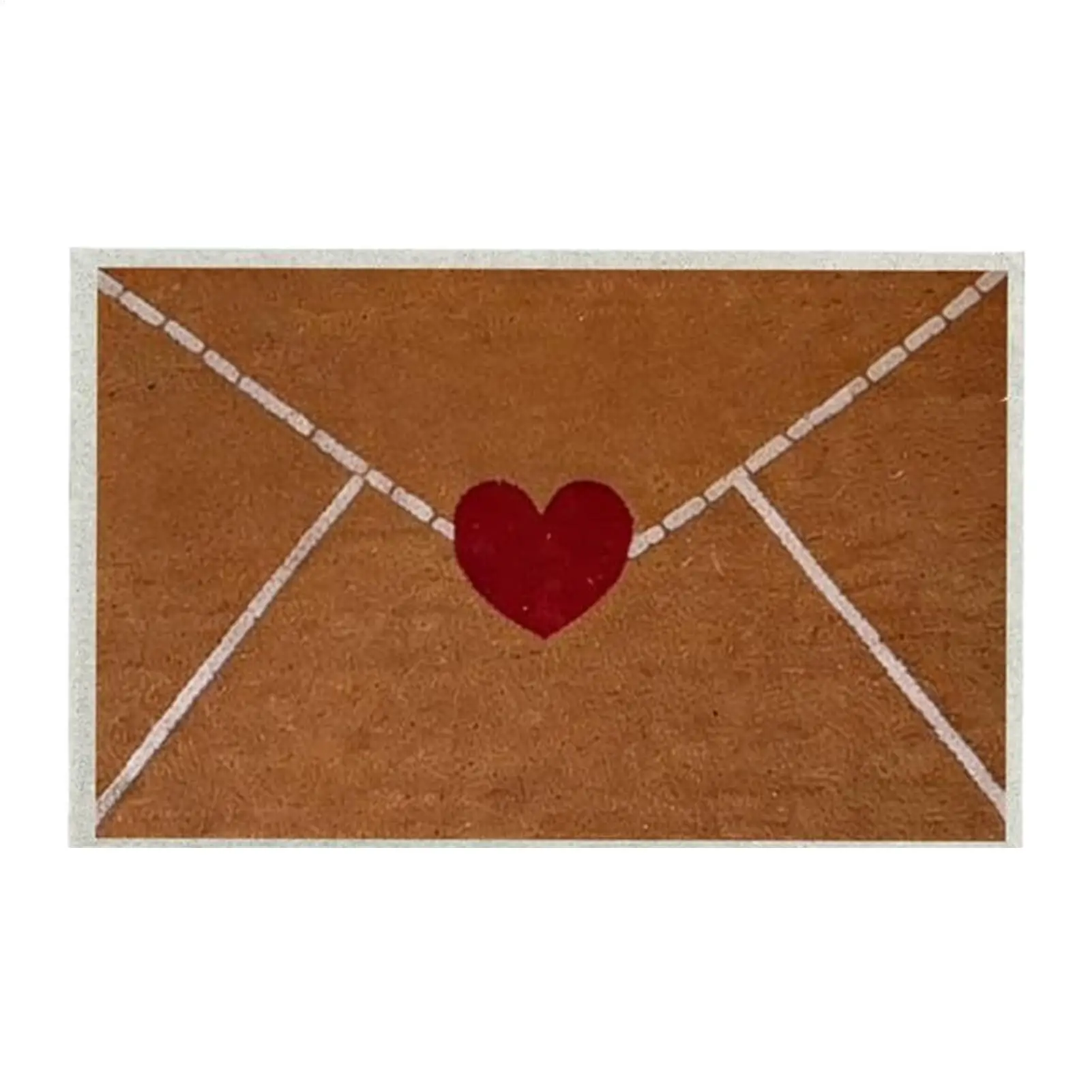 Valentine's Day Heart  Envelope Welcome Doormat Rectangular Mat Home Decorative Indoor Outdoor Doormat water absorption mat