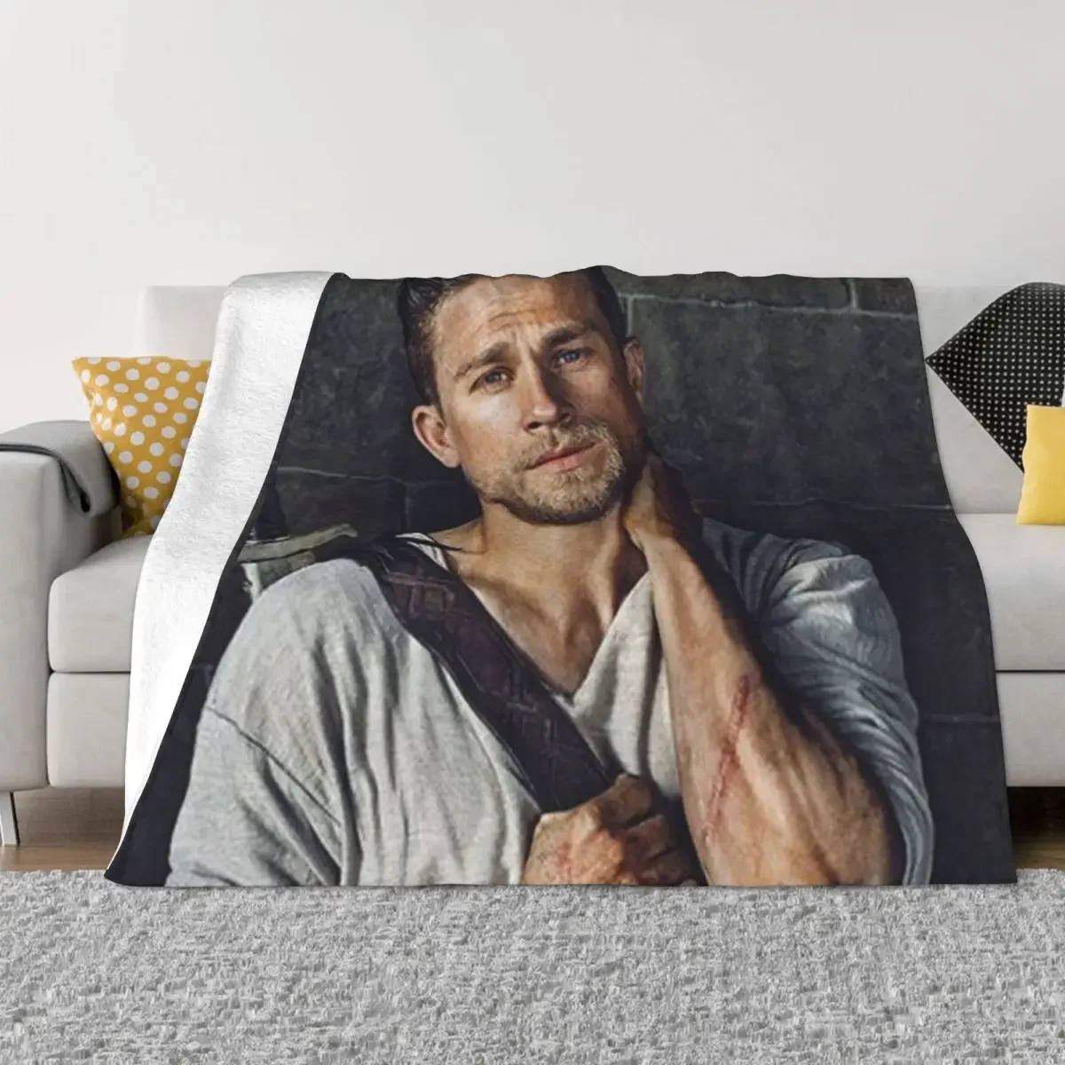 بطانية رمي دافئة لفصل الشتاء ، تشارلي هوننام ، بطانيات سميكة فاخرة واحدة #1