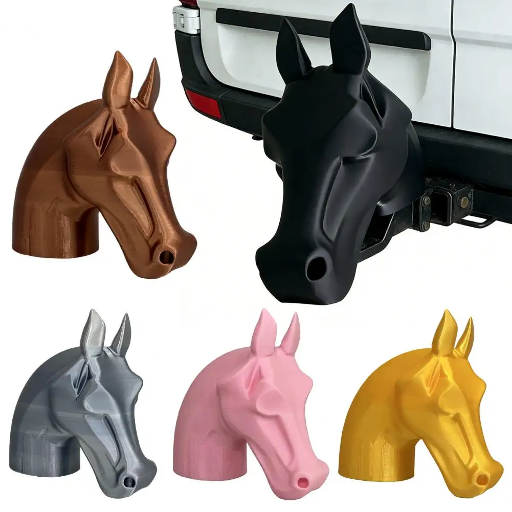 Trailer Hitch Protective Cover 3D Printed Horse Head Trailer Hitch Ball Cover F…