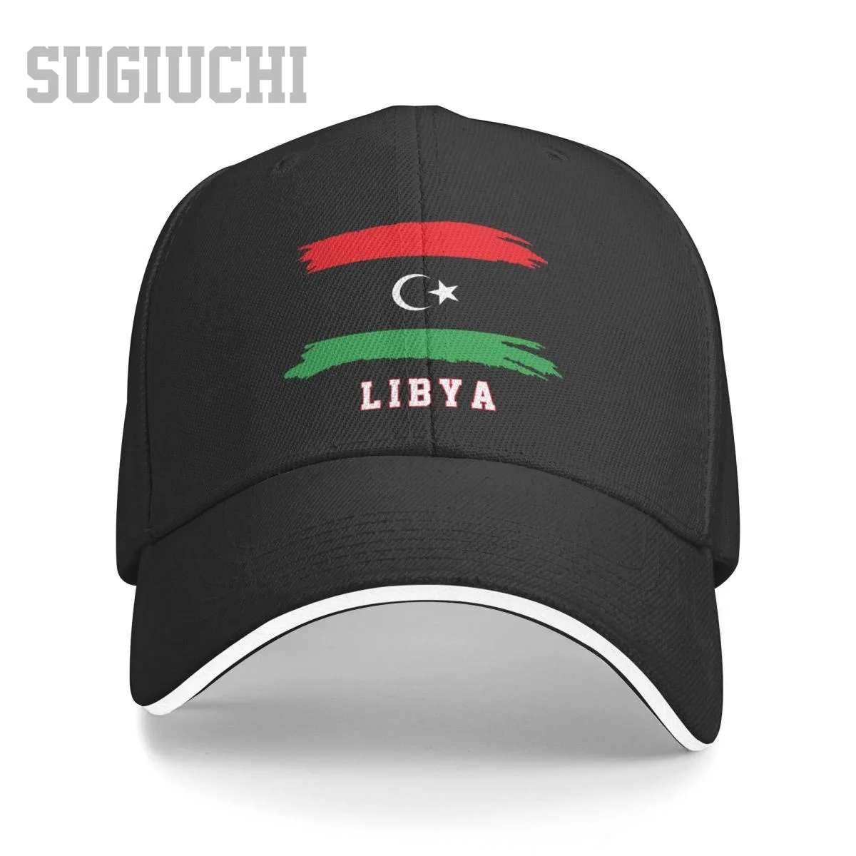 Unisex Sandwich Libya Flag Libyans Country Baseball Cap Men Women Hip Hop Caps Snapback Golf Hat Fishing