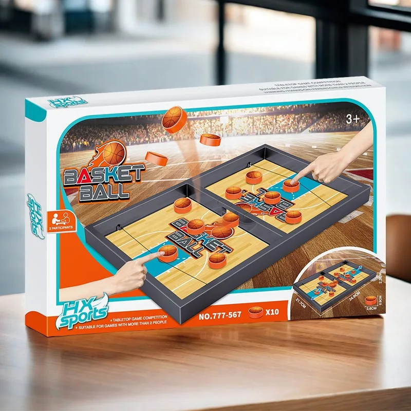 Slingshot Basketball Table Game  indoor educational toy that enhances parent-child hand-eye coordination practical skill.