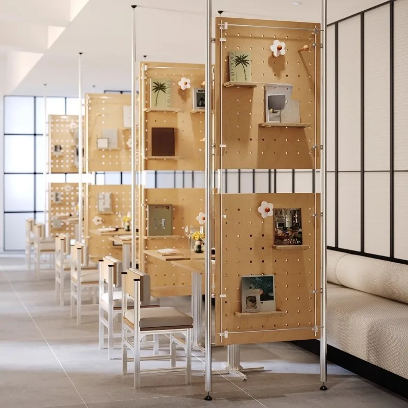 Aluminum Profile Restaurant Exhibition Hall Without Punching Holes, Hole Board Screen Partition