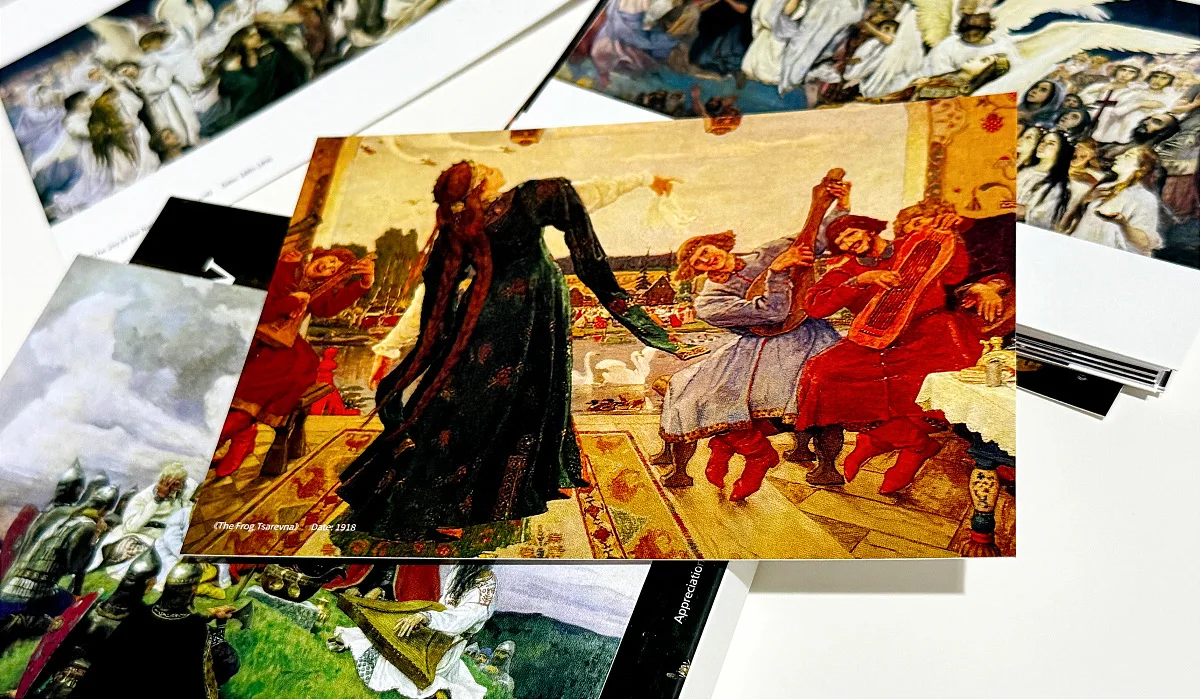 30Pcs Viktor Vasnetsov Art Series Postcards Retro Greeting Card Wish Gift Painting Message Card For DIY Scrapbook Decor Student