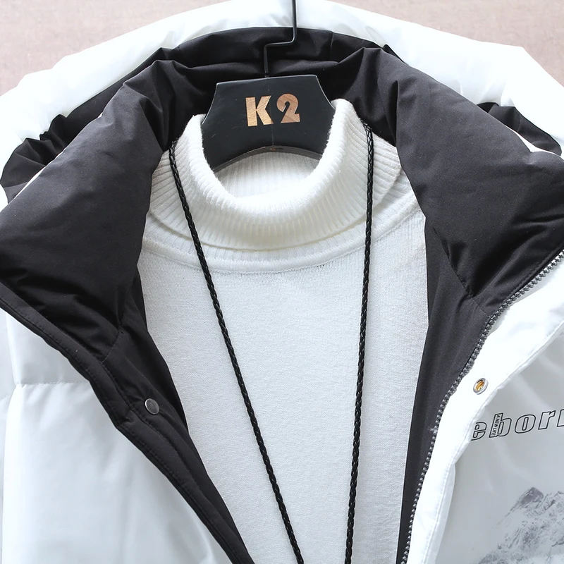 

Winter Fashion Outdoor Trend Gradient Neutral Feather Jacket Soft Feeling Cold Proof Warm High Quality Versatile Down Jacket