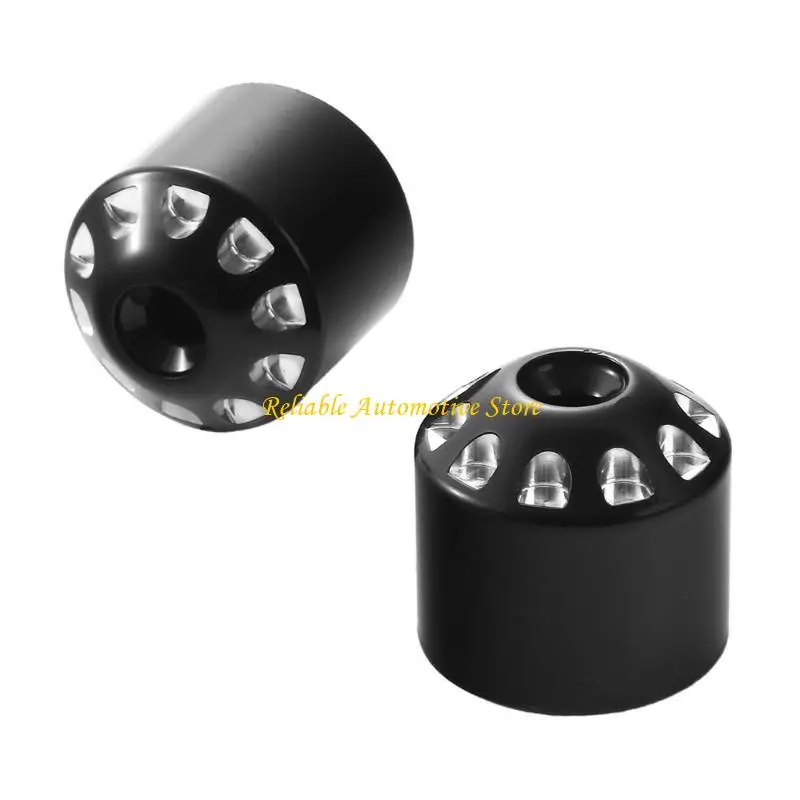 

M68B Handlebar End Weight Stylish Etched Handlebar Weights Aluminum for Rykerr 600