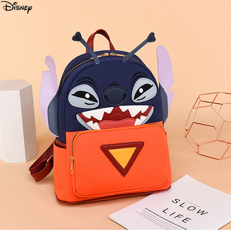 Mochila escolar de dibujos animados para hombres y mujeres, bolso de ocio, pequeño monstruo para estudiantes, mochila conveniente de viaje