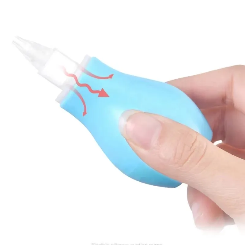 Silicone Nasal Aspirator for Baby Suction Pump Nose Cleaner Children Kids Soothing Nose Cleaning Device Nasal Cleaning Tools