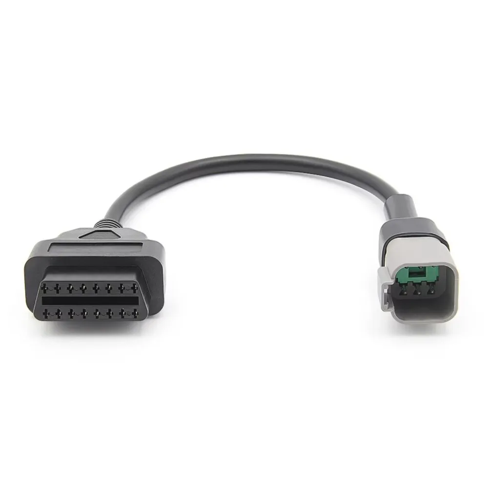 Motorcycle OBD2 Connector for Bombardier for Polaris for HONDA/SUZUKI/Kawasaki/YAHAMA OBD 2 Extension Cables