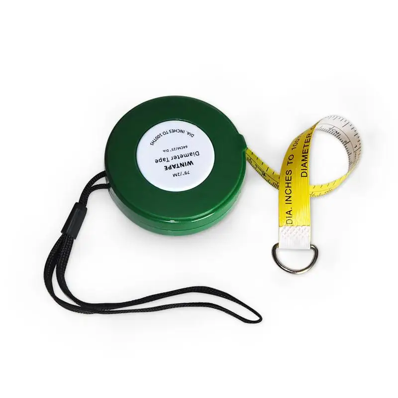 Tree Diameter Tape 2000 mm 79 inch PVC Soft Retractable Measuring Tape Professional Gardening Tree Ruler Meter Measuring Tool