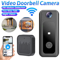 Tuya WIFI Video Doorbell Camera Wireless Night Vision Smart Home Security HD Door Bell Two Way Intercom Voice Change For Home