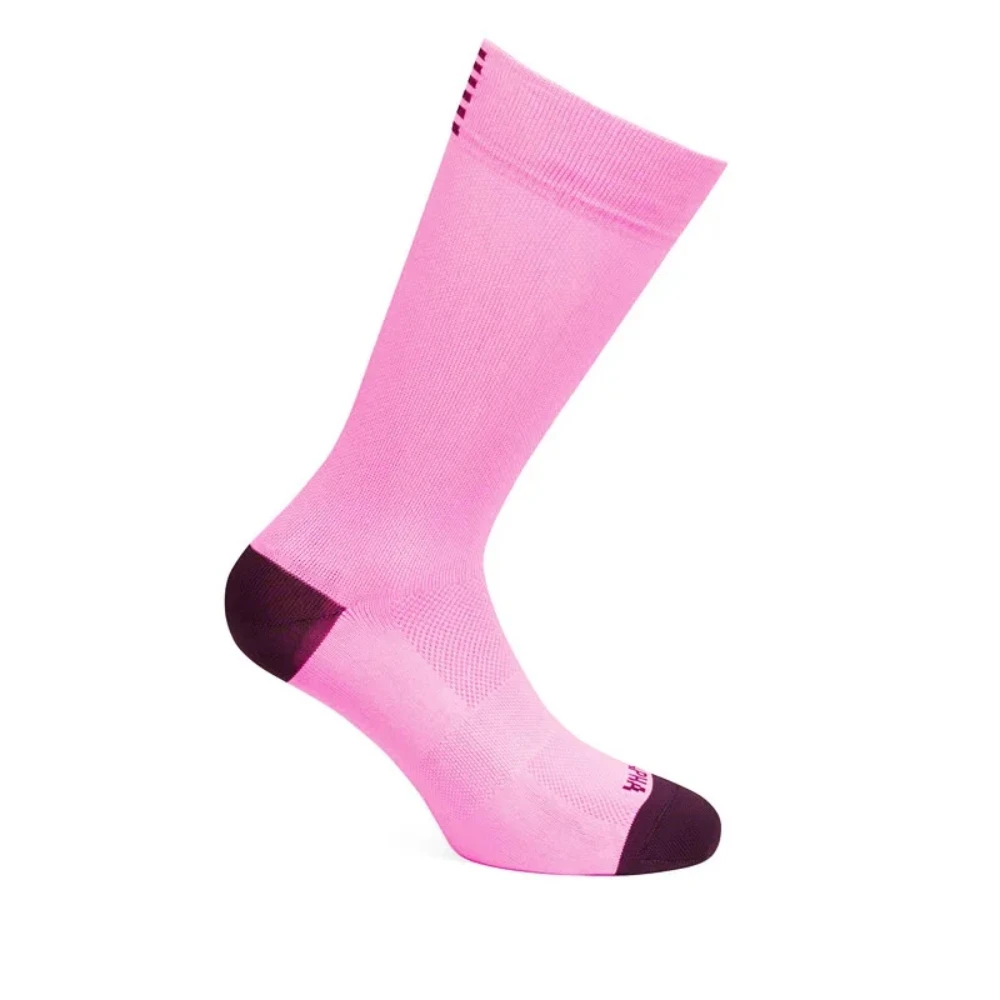 Chaussettes de cyclisme professionnelles à Tube Long pour hommes et femmes, Sports de plein air, séchage rapide, chaussettes de vélo quatre saisons, chaussettes de course