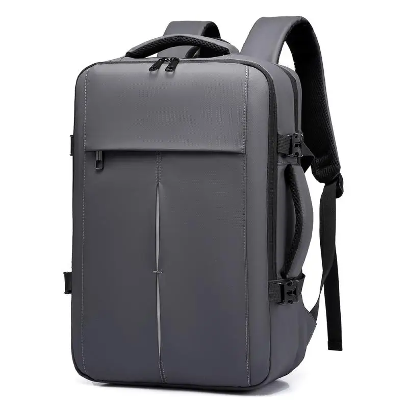 حقيبة كمبيوتر محمول للأعمال الراقية للرجال ذات سعة كبيرة حقيبة السفر للرجال حقيبة ظهر بسيطة مقاومة للماء للسفر حقيبة مدرسية بسيطة