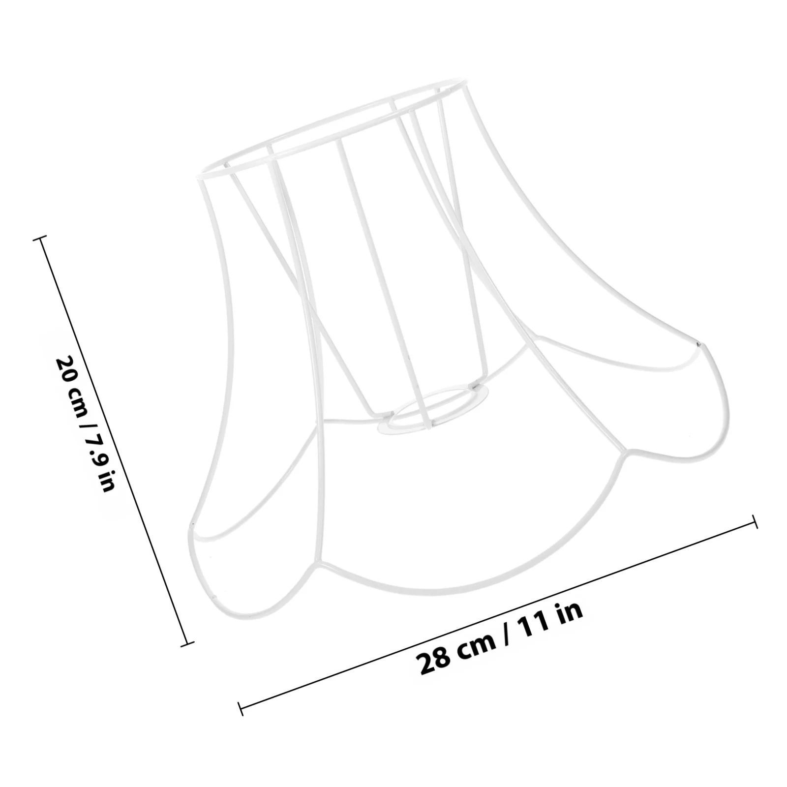 بسيطة الجدول غطاء مصباح الإطار المعدني DIY عاكس الضوء الإطار مستقرة مكتب ضوء حامل للمنزل مكتب مقهى الجدول ضوء الظل رفوف #3