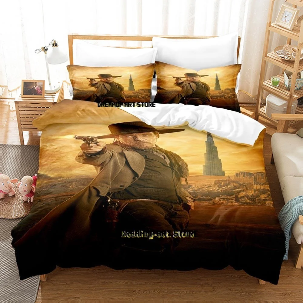 

Stephen King Dark Tower The Gunslinger Bedding Set Anime three-piece set Adult Kid Bedroom Duvetcover Sets twin bedding set