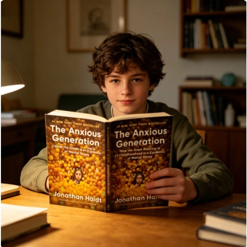 Livres sur la santé mentale des adolescents de la génération anxieuse : Stratégies d'éducation parentale basées sur les données, par une psychologue sociale