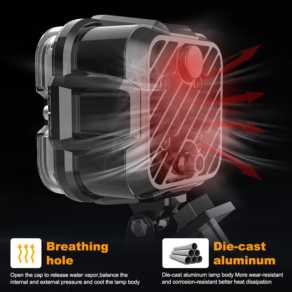 Emark-zugelassene Auto-LED-Arbeitslichtleiste für Jeep Offroad Truck 4x4 SUV ATV Scheinwerfer Bernstein DRL 12V Zusatzlicht Autozubehör – Detail 8
