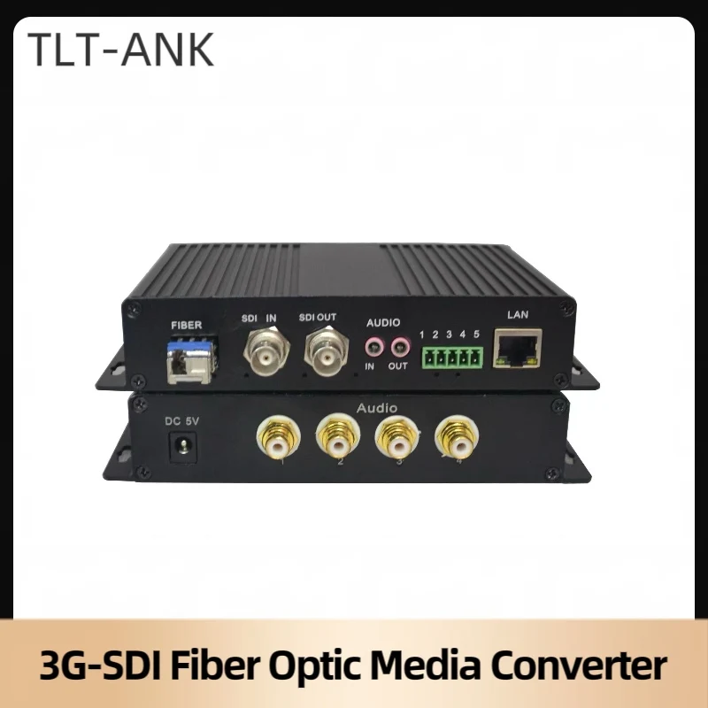 Transmetteur et récepteur de convertisseurs de média optique à Fiber optique vidéo/Audio/Ethernet 3G-SDI pour CCTV SDI,LC